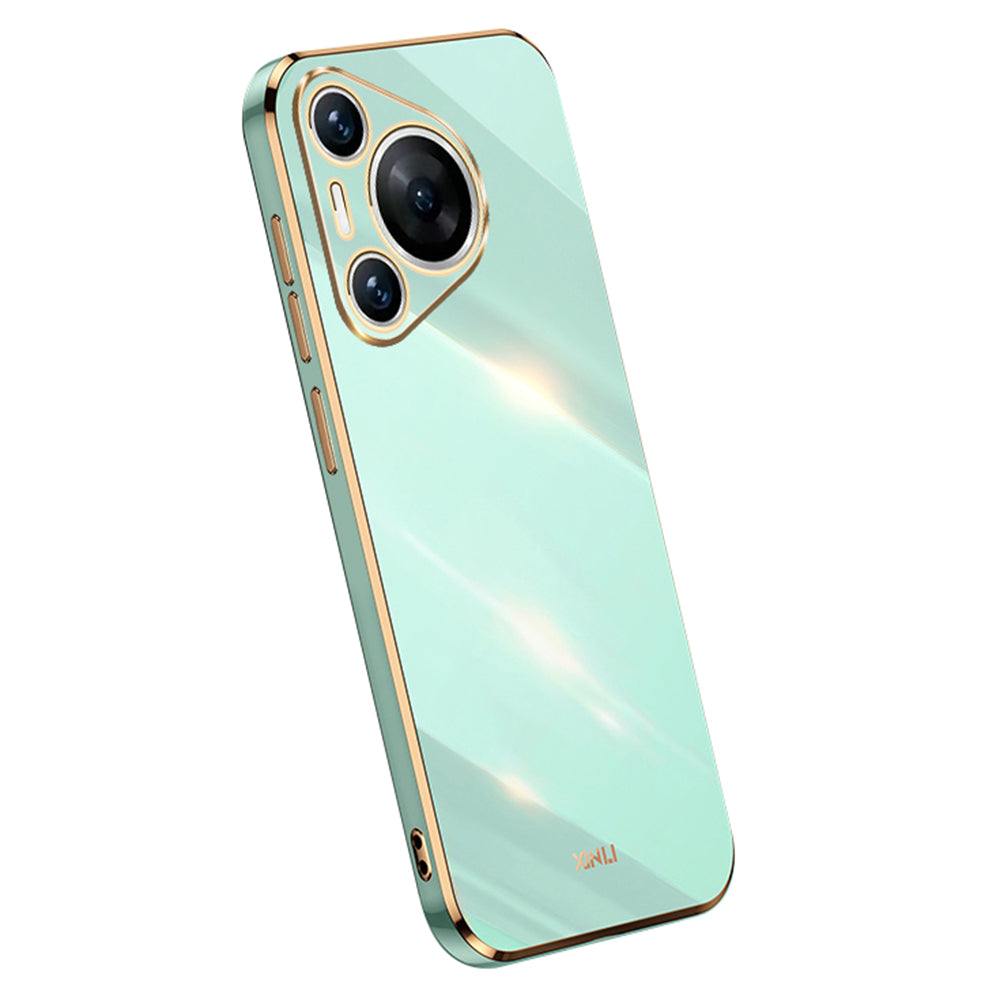 XINLI For Huawei Pura 70 Case Flexible TPU Electroplated Back Phone Cover XINLI For Huawei Pura 70 Case Flexible TPU Electroplated Back Phone Cover
